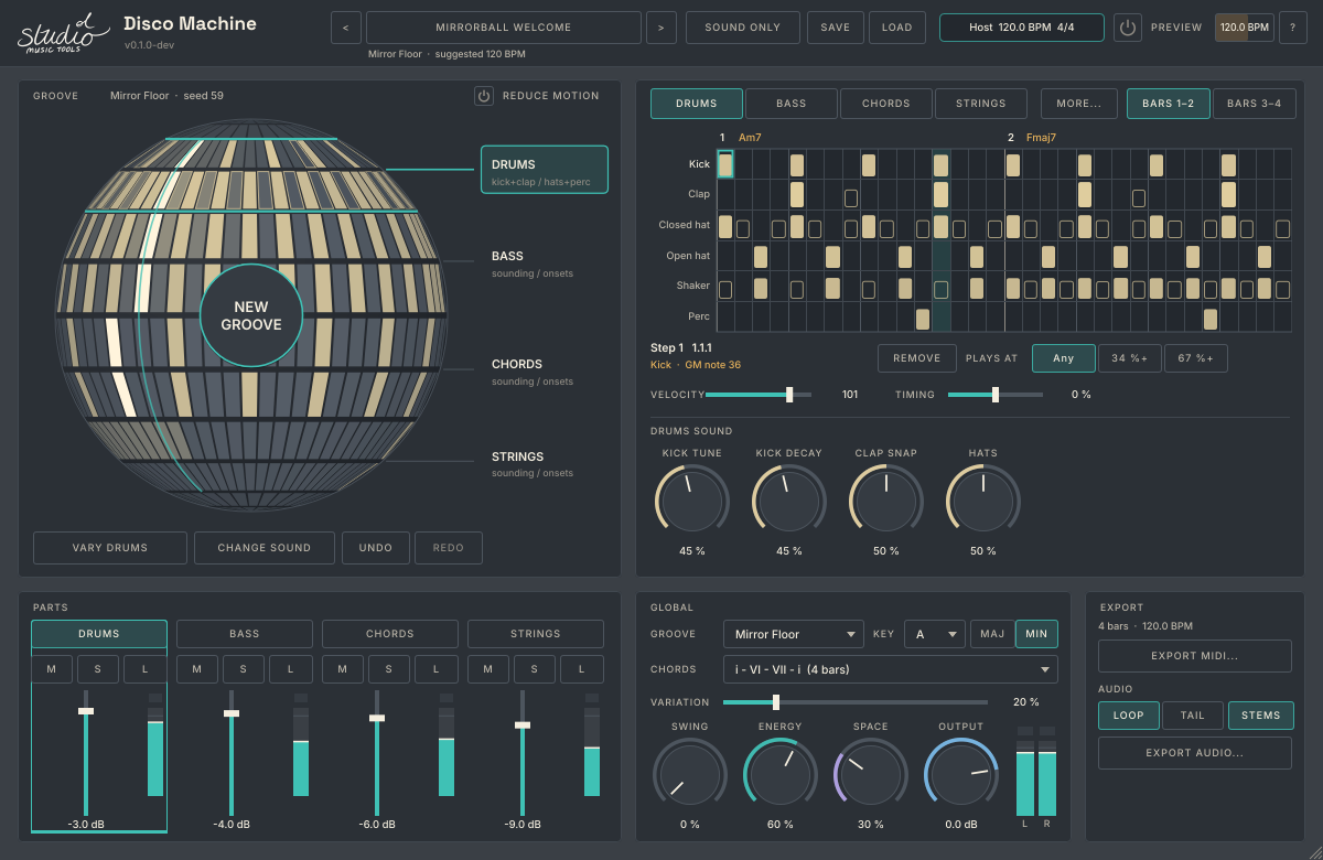 SMT Disco Machine development interface