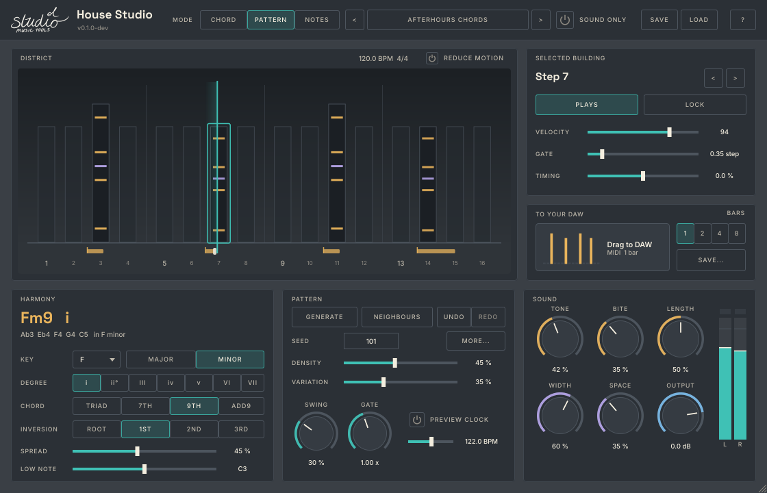 SMT House Studio development interface