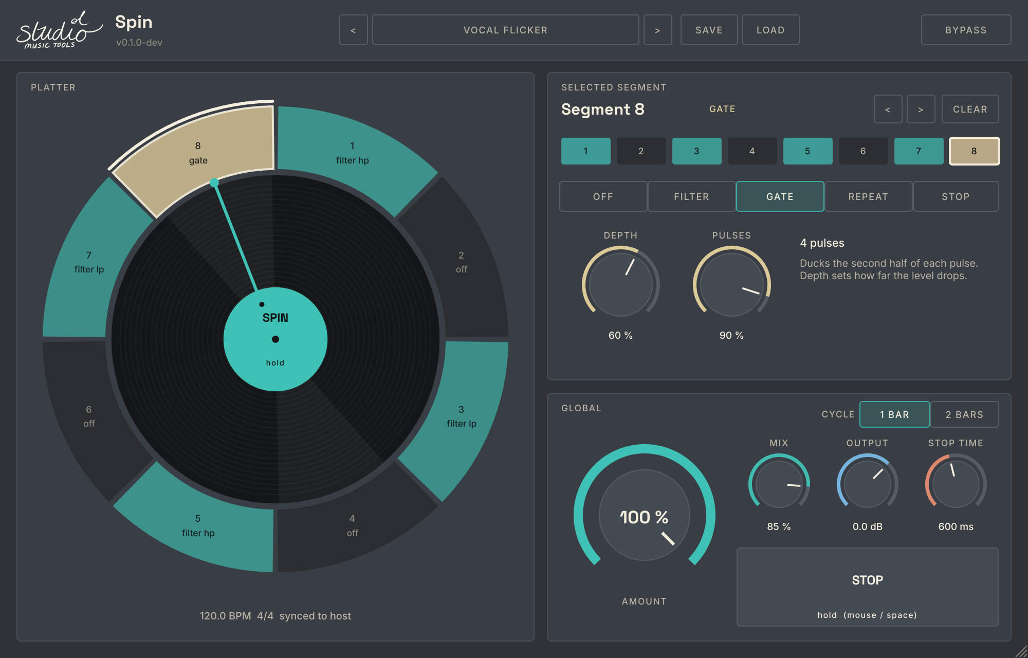 SMT Spin development interface